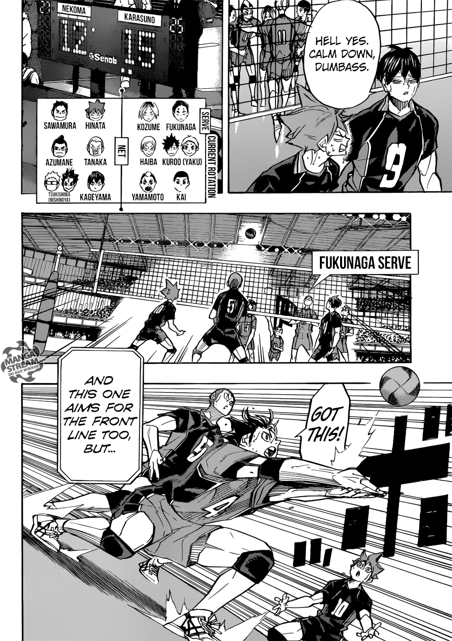 Haikyuu!!, Chapter 310 image 02